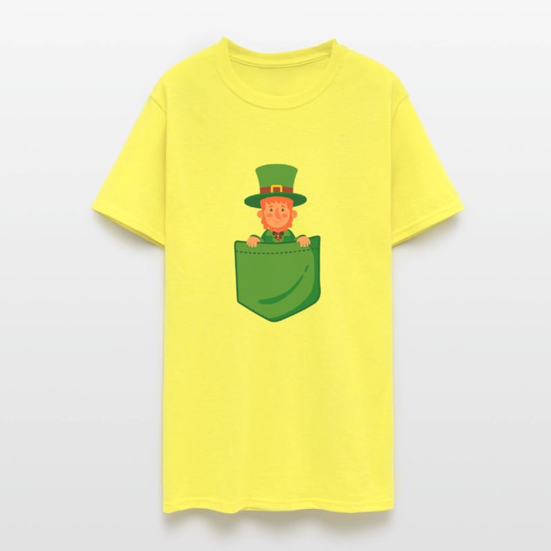 Leprechaun In Pocket Funny St Patricks Day Irish