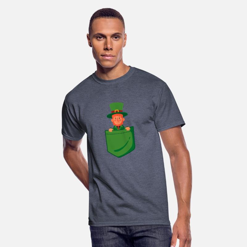 Leprechaun In Pocket Funny St Patricks Day Irish