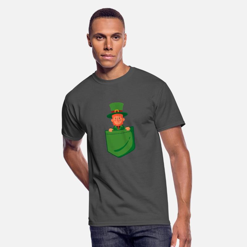 Leprechaun In Pocket Funny St Patricks Day Irish