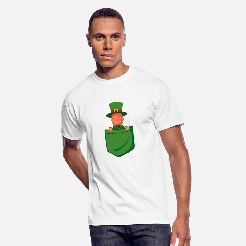 Leprechaun In Pocket Funny St Patricks Day Irish