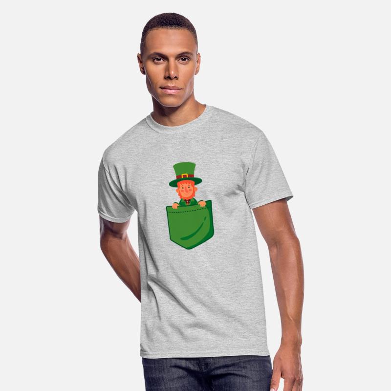 Leprechaun In Pocket Funny St Patricks Day Irish