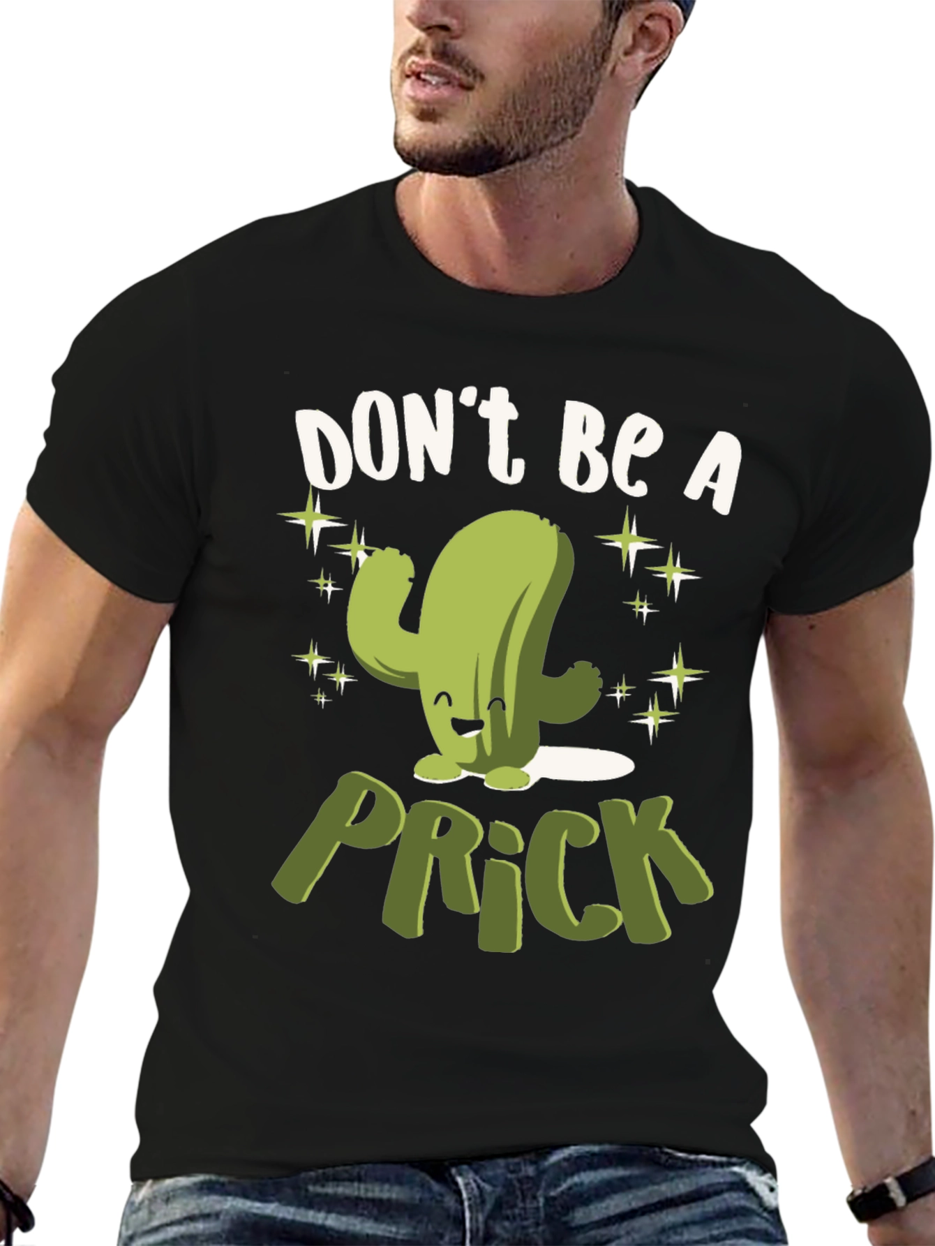 Dont Be A Prick Cactus Graphic T-Shirt