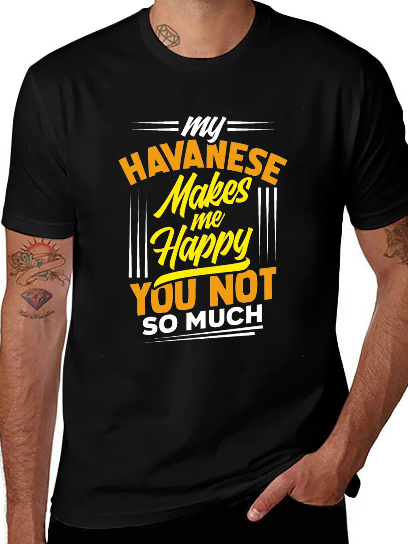 Havanese Makes Me Happy T-Shirt