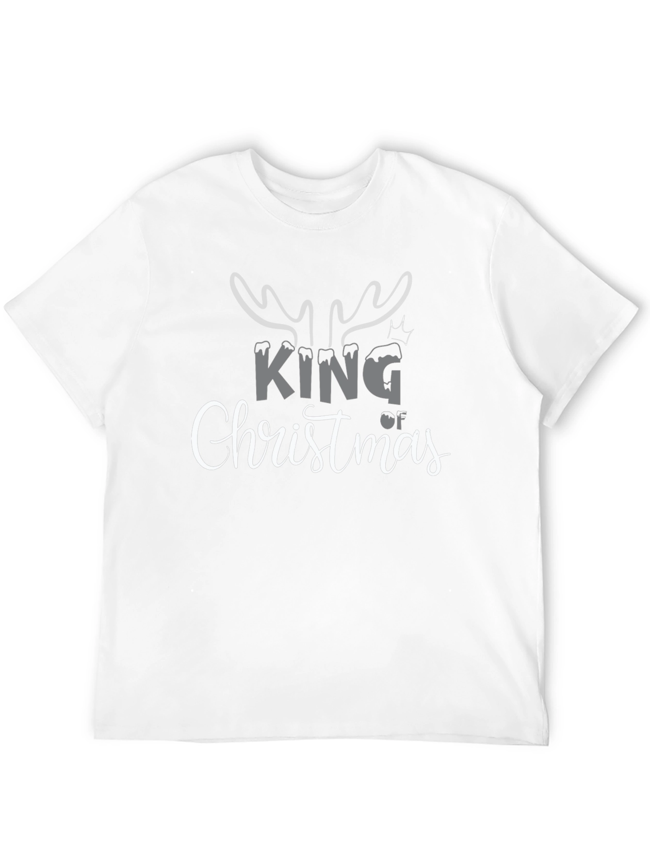 King of Christmas Black T-Shirt
