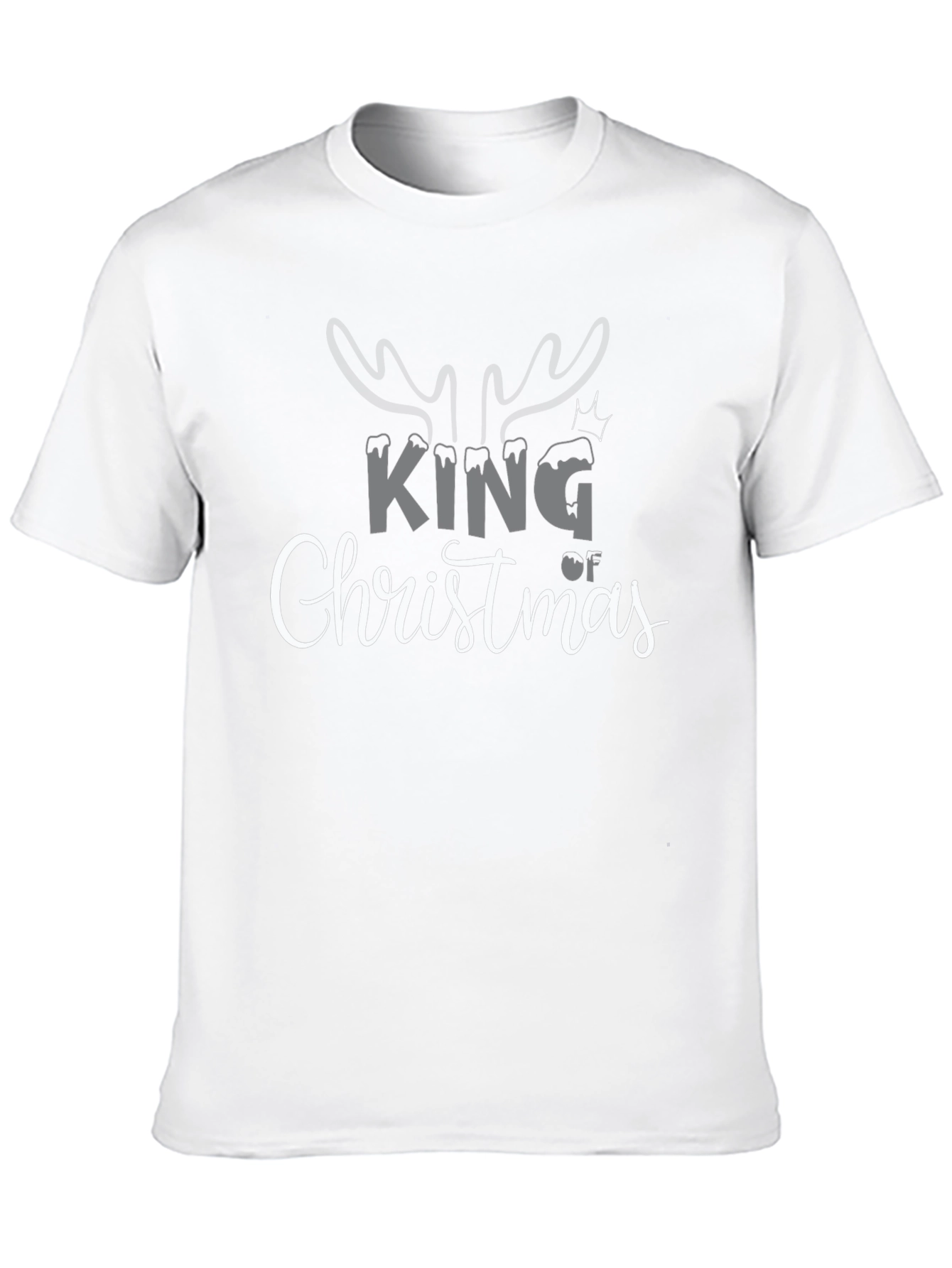 King of Christmas Black T-Shirt