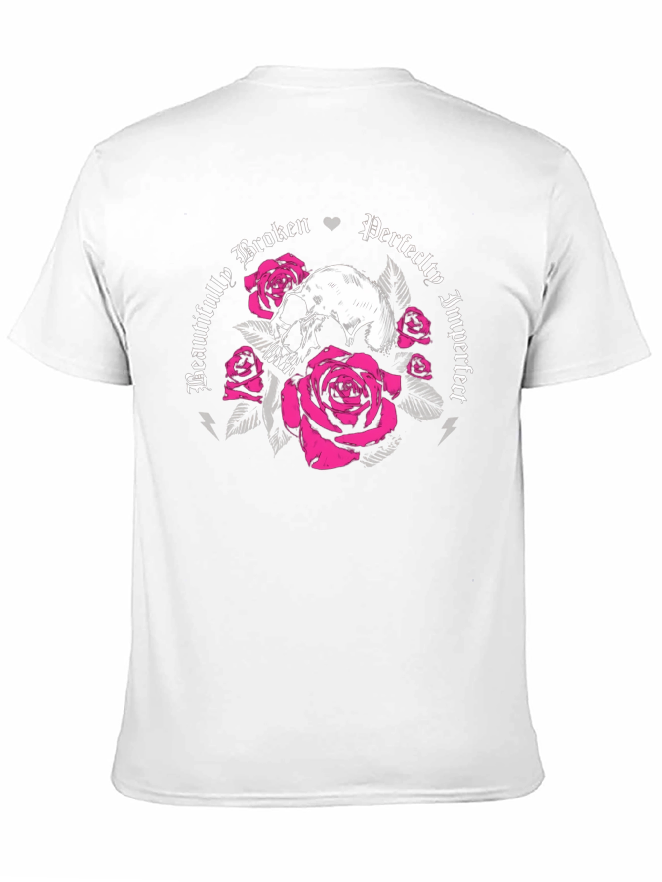 Skull & Roses Graphic Tee - Beautifully Broken