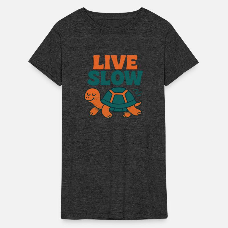 Live Slow Turtle Chill Life Design