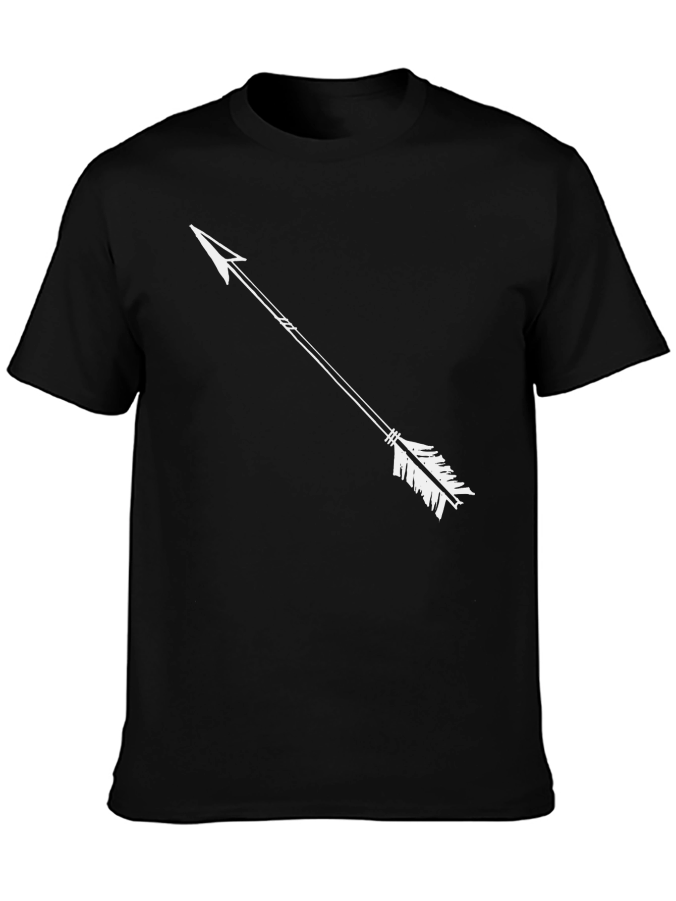 Mens Black Arrow Graphic Tee