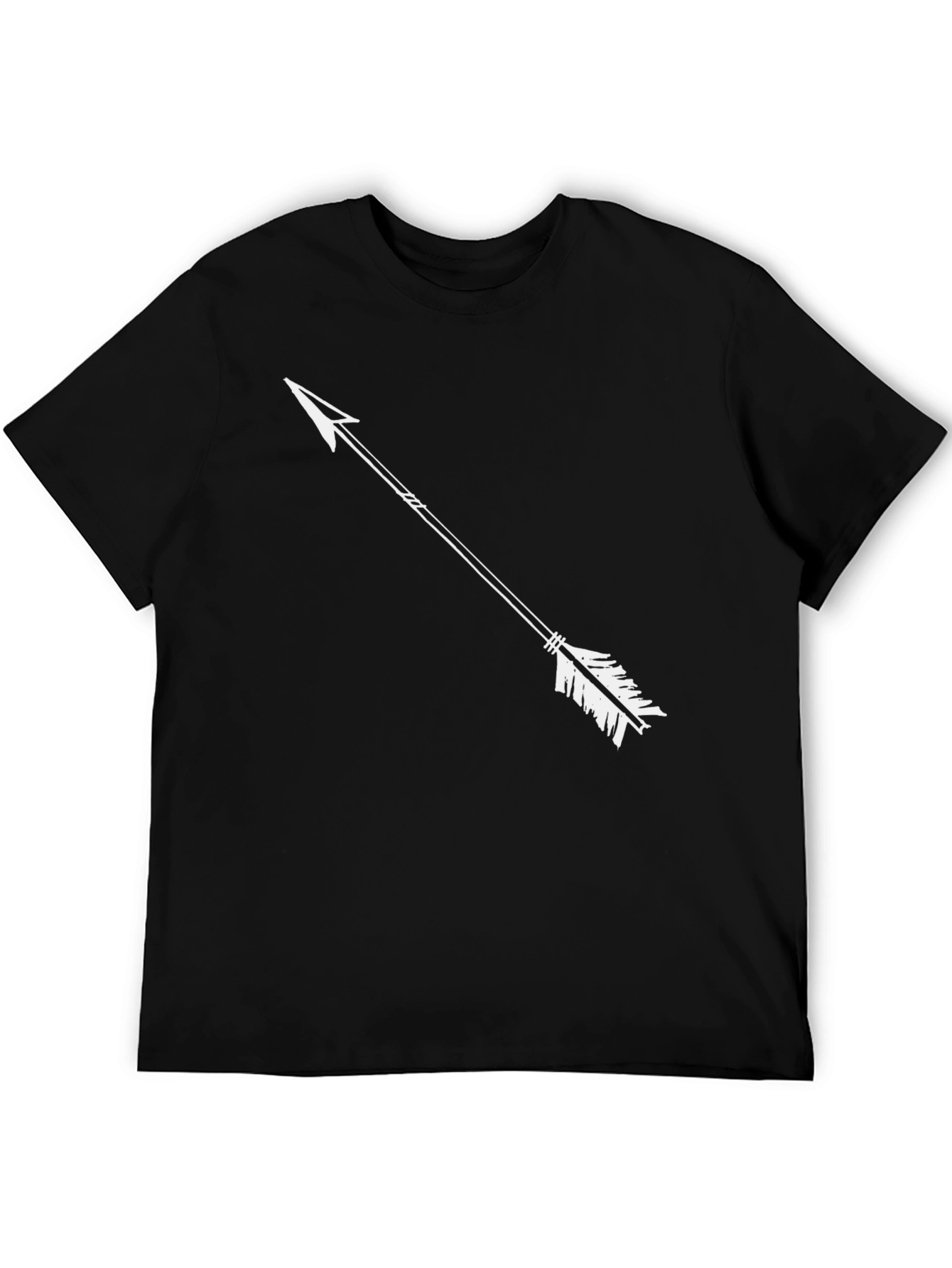Mens Black Arrow Graphic Tee