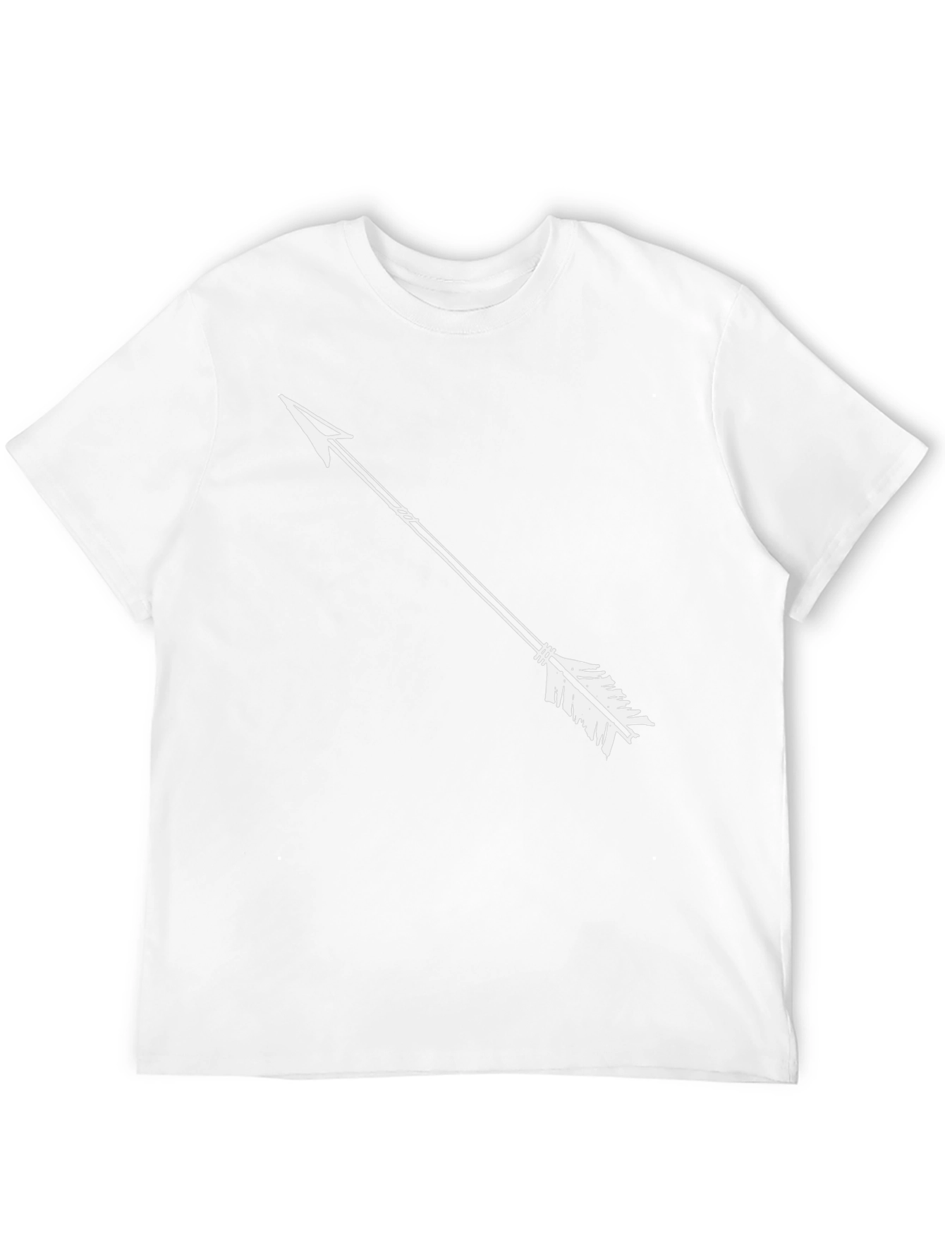 Mens Black Arrow Graphic Tee