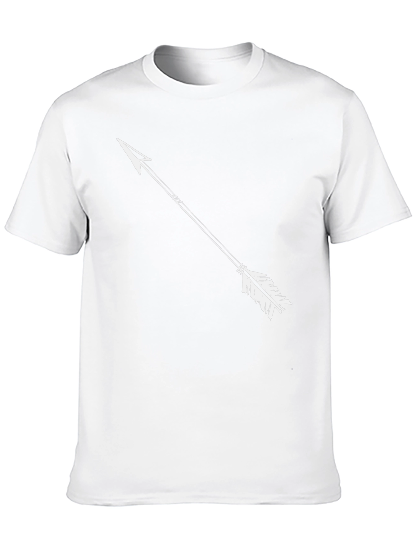 Mens Black Arrow Graphic Tee