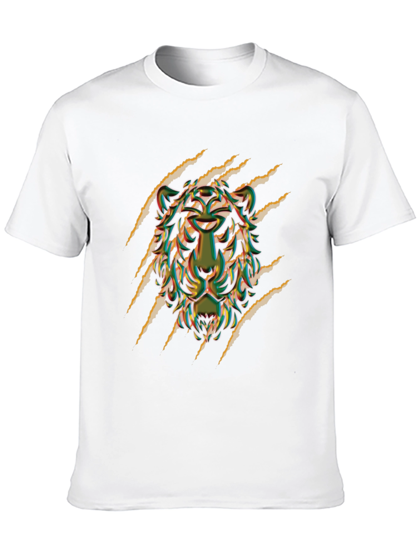 Bold Graphic Tee: Fierce Animal Design