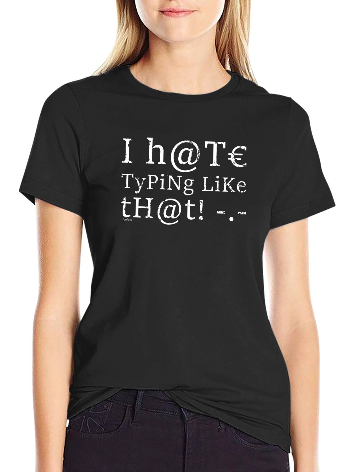 I Hate Typing Like This Funny T-Shirt