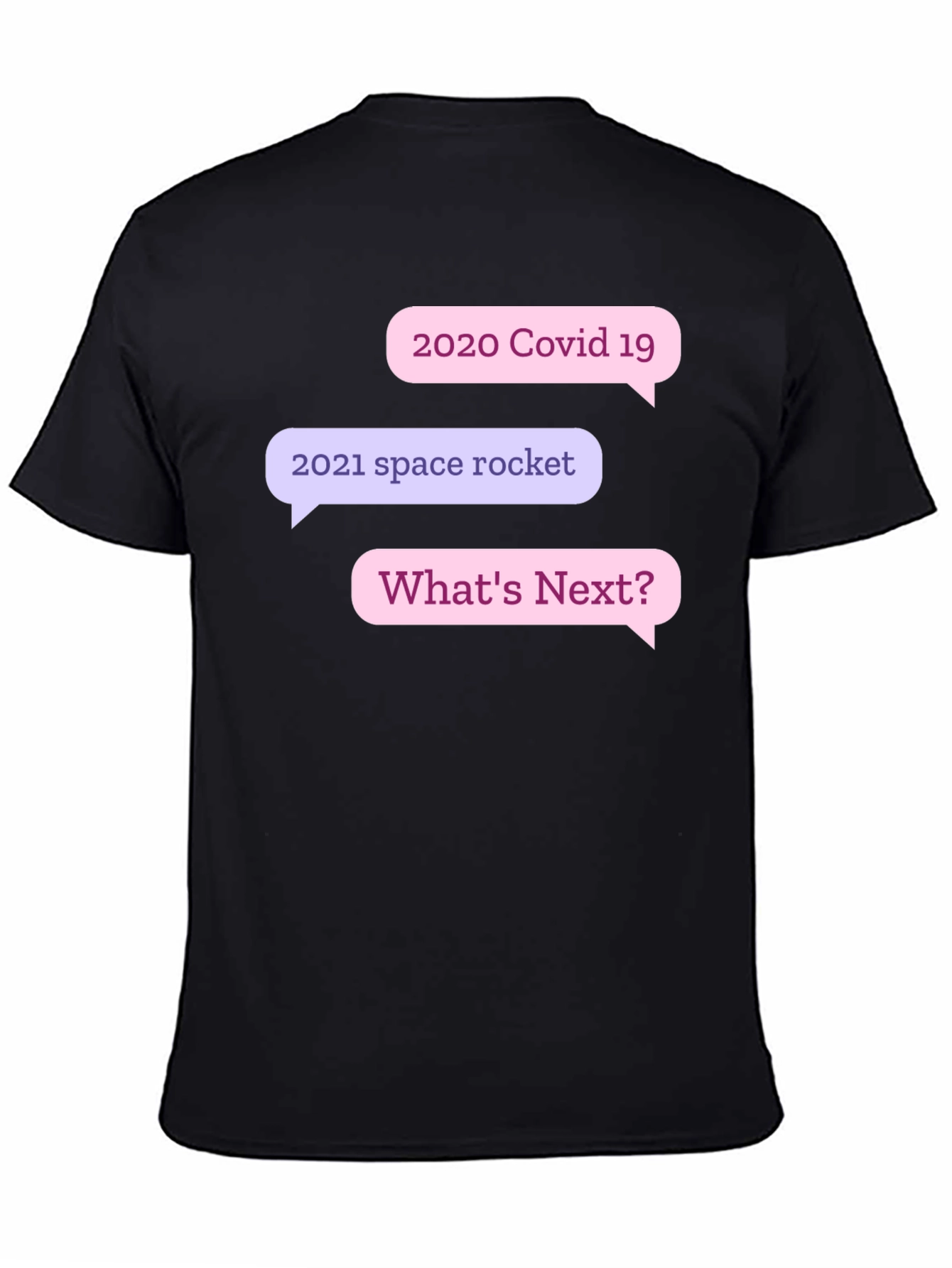 Humorous 2020/2021 Whats Next? Black T-Shirt