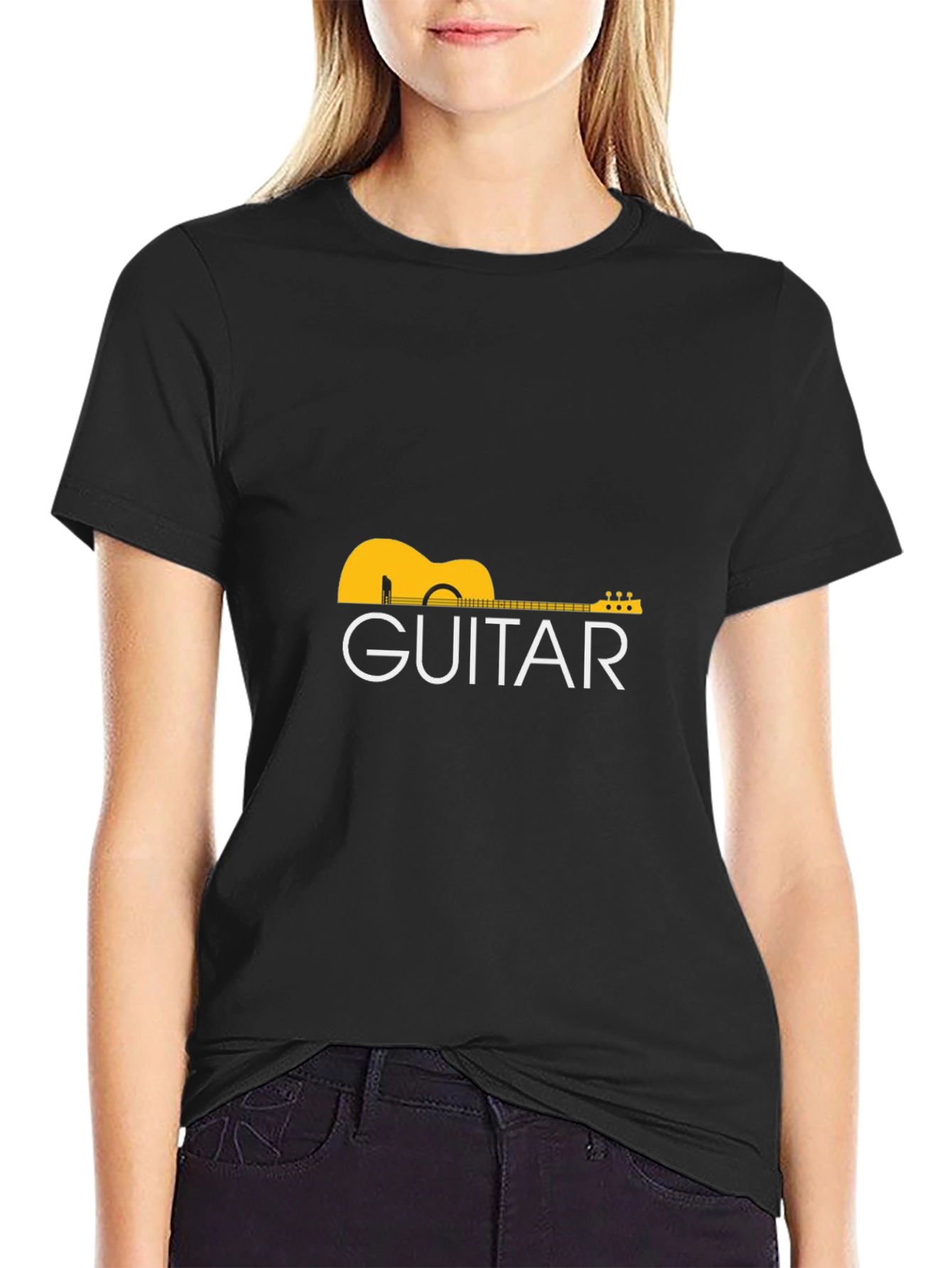 Guitar Graphic T-Shirt - Classic Music Tee