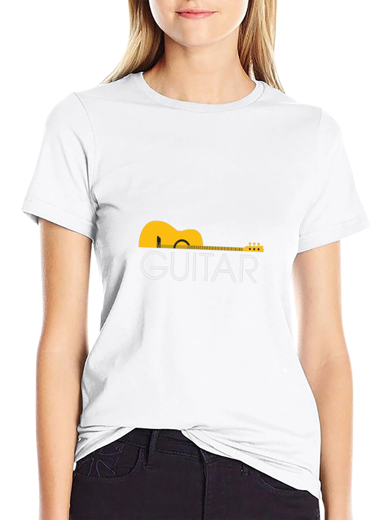 Guitar Graphic T-Shirt - Classic Music Tee
