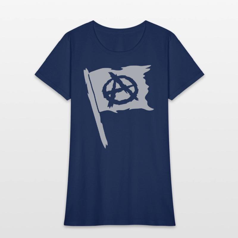 Logo flag anarchy symbol