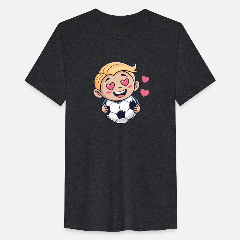 Love for soccer kawaii anime design