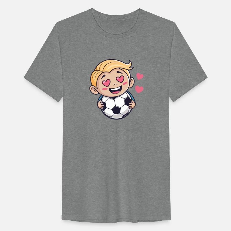 Love for soccer kawaii anime design
