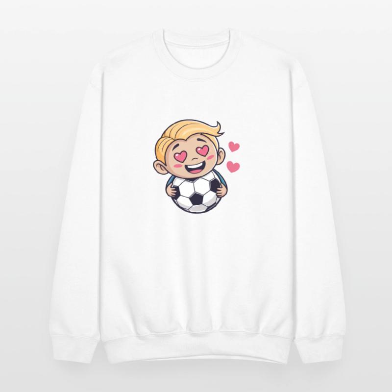 Love for soccer kawaii anime design