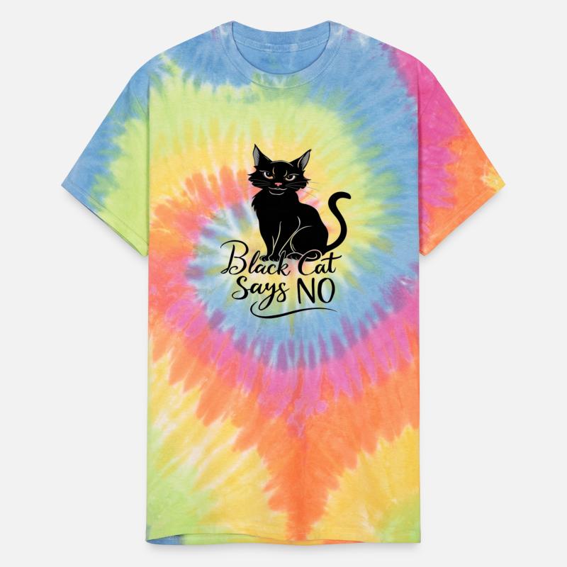 lover black cat says no