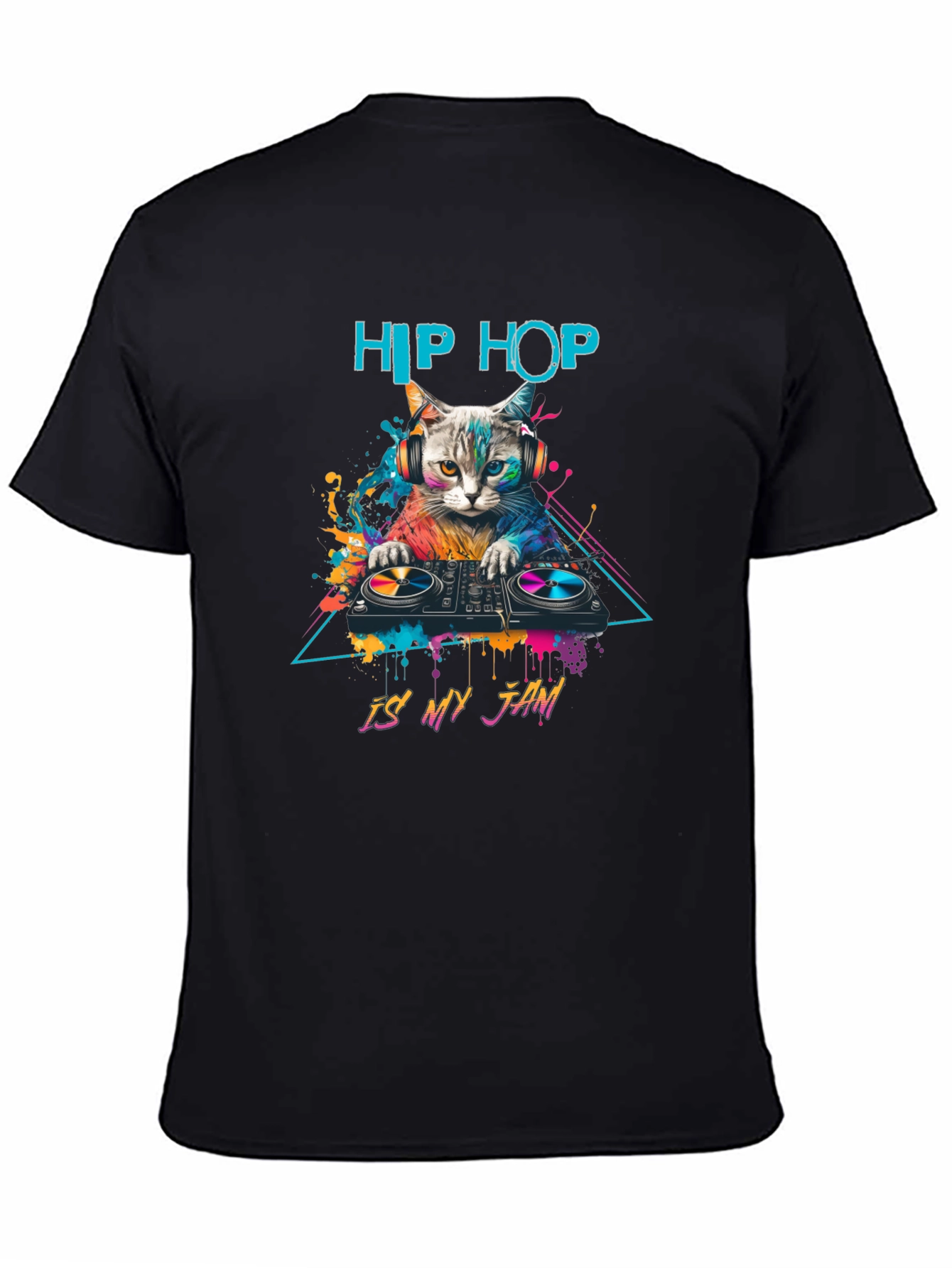 Hip Hop Cat DJ T-Shirt - Is My Jam