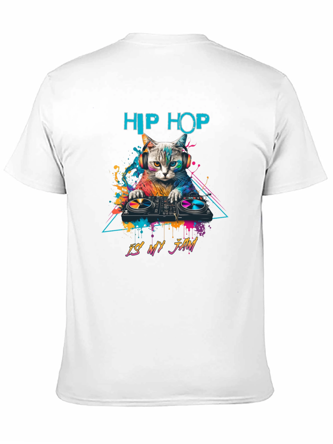 Hip Hop Cat DJ T-Shirt - Is My Jam
