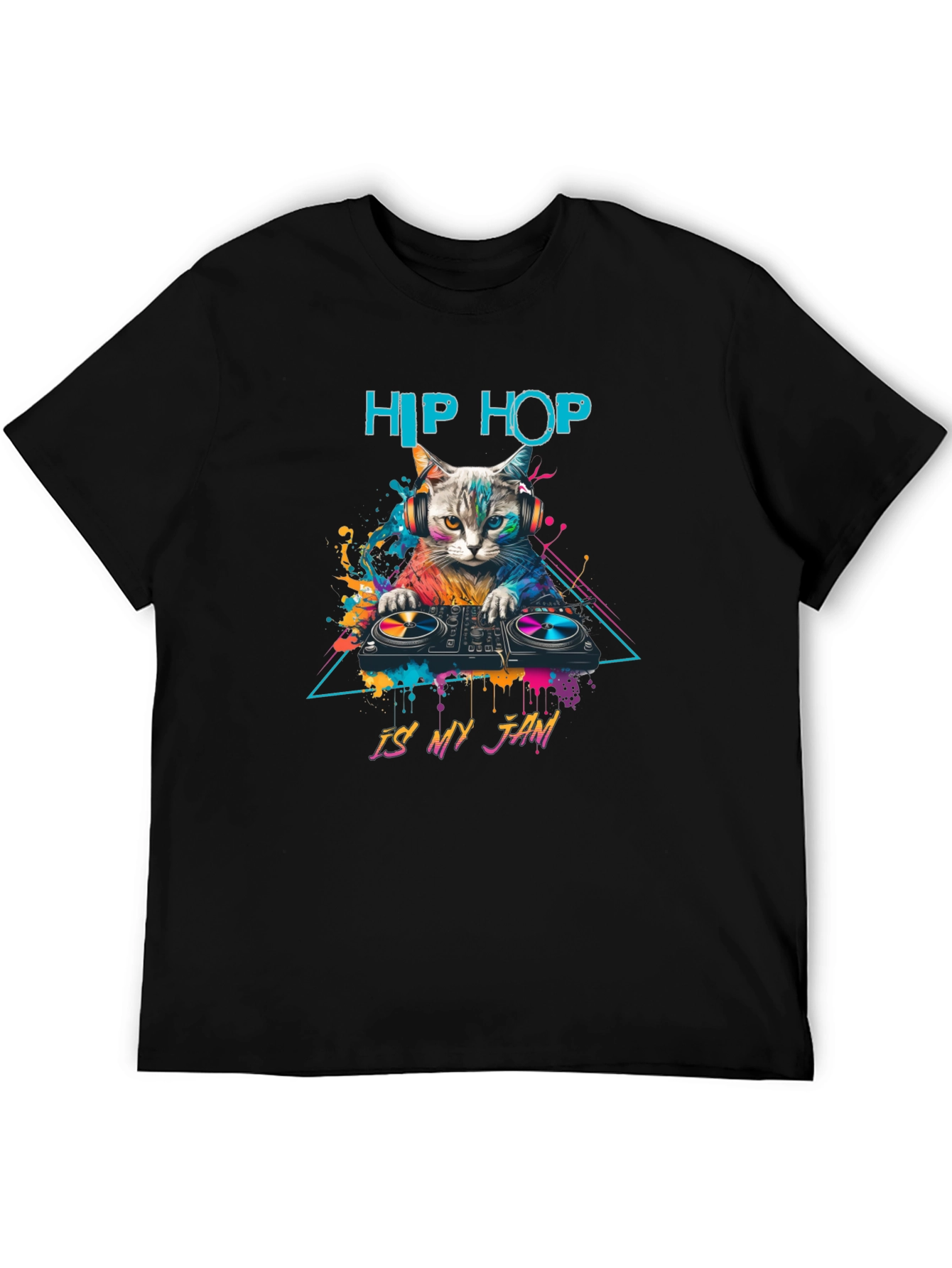 Hip Hop Cat DJ T-Shirt - Is My Jam