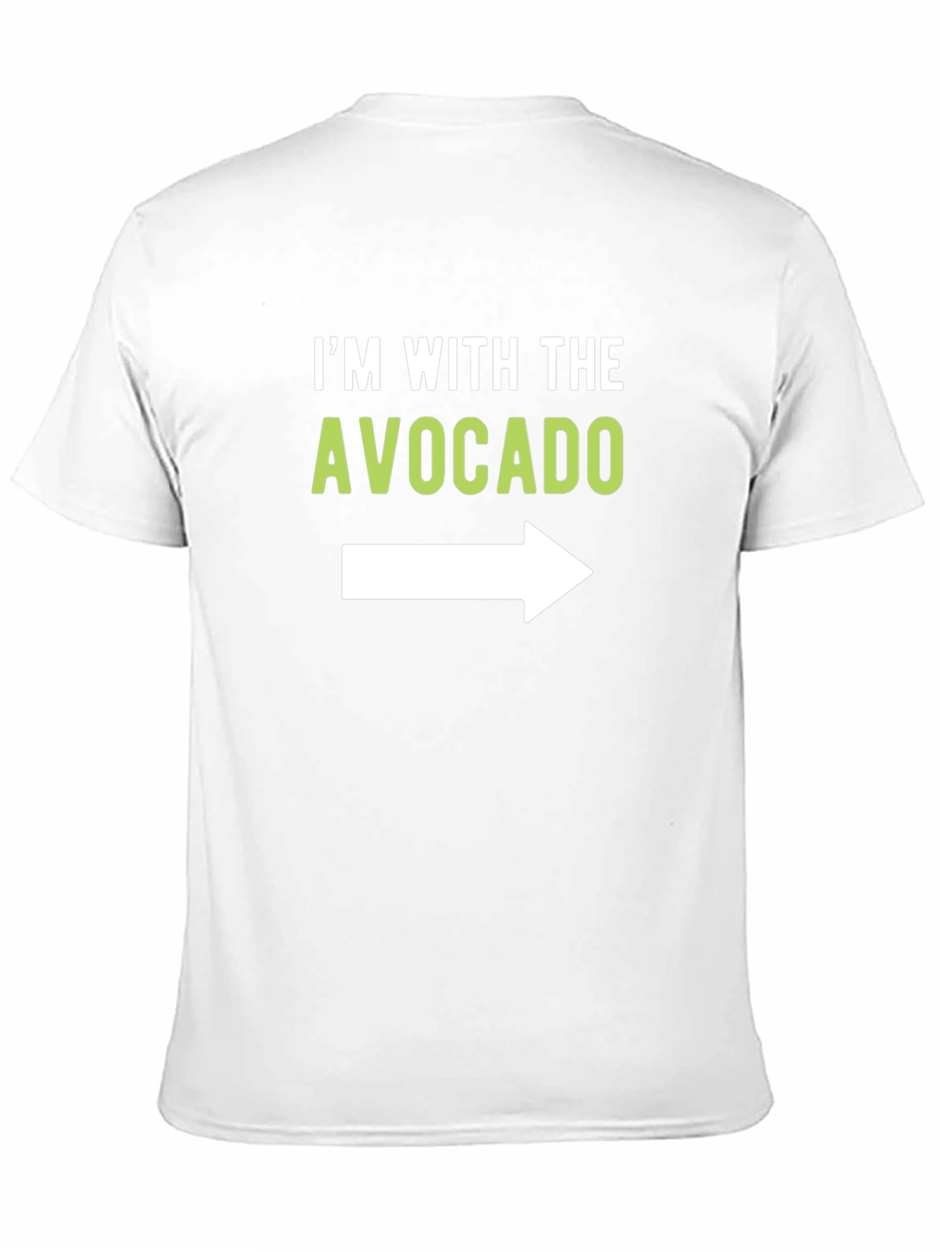 Im With The Avocado T-Shirt - Fun Novelty Tee
