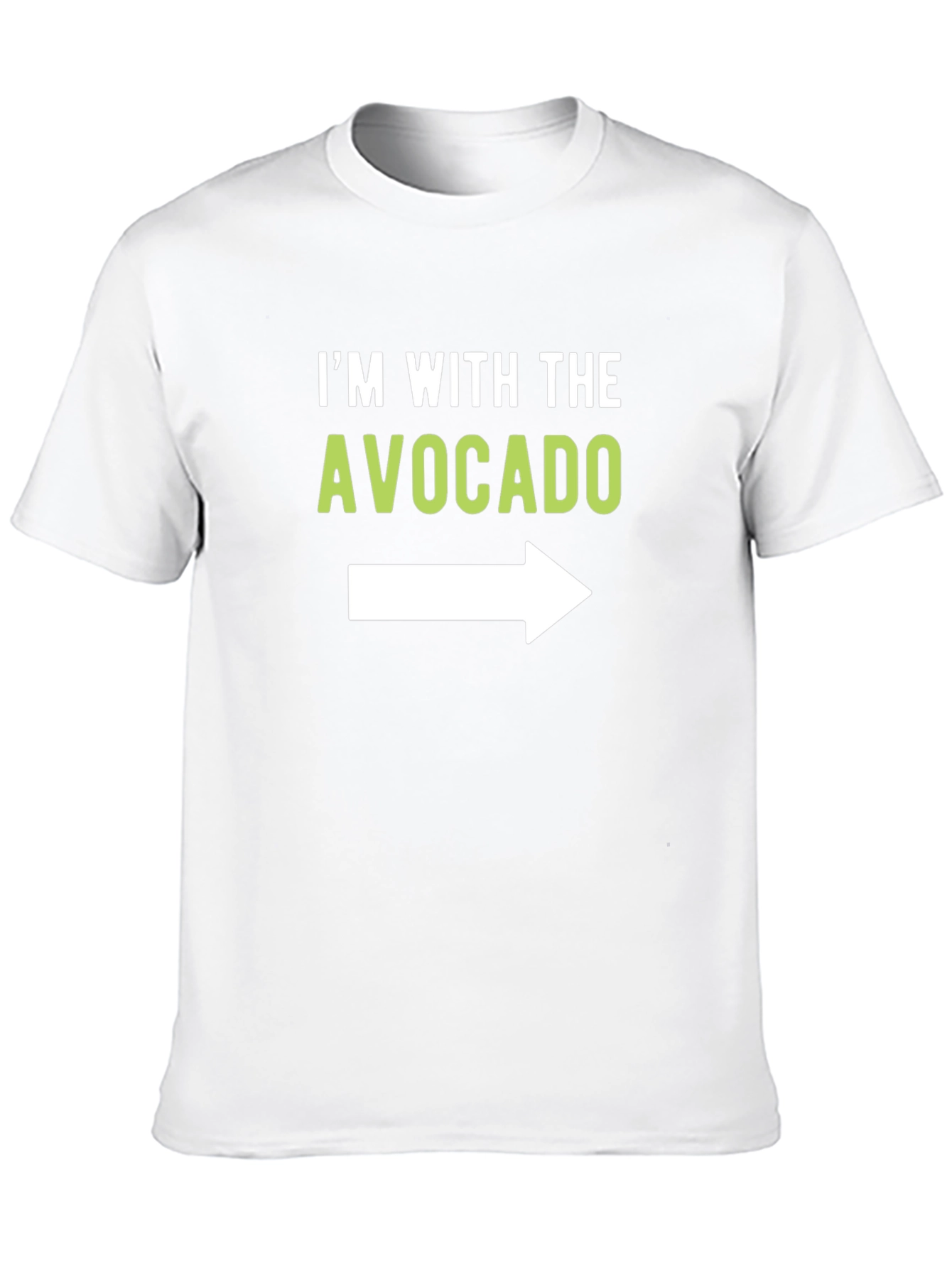 Im With The Avocado T-Shirt - Fun Novelty Tee