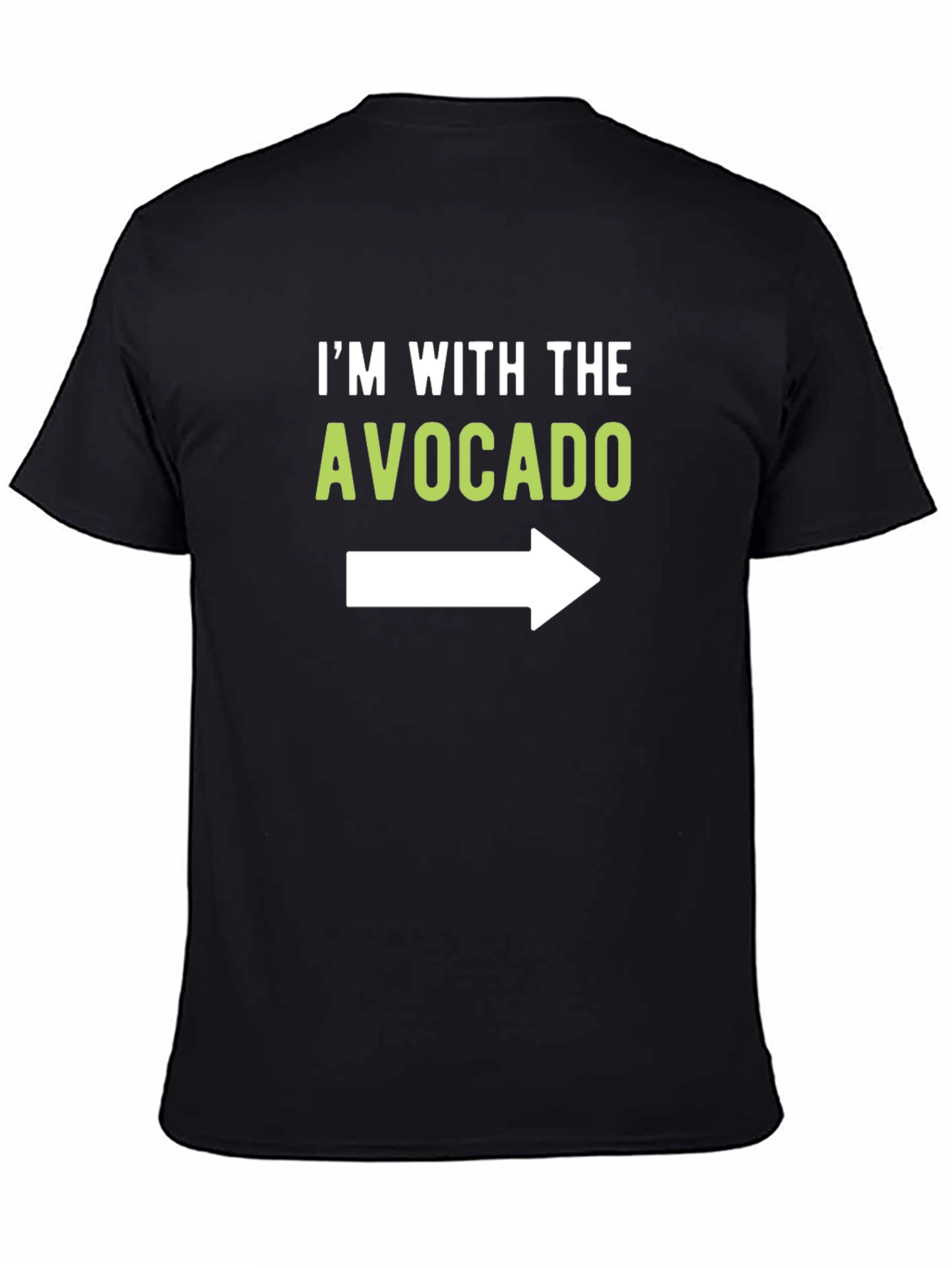 Im With The Avocado T-Shirt - Fun Novelty Tee