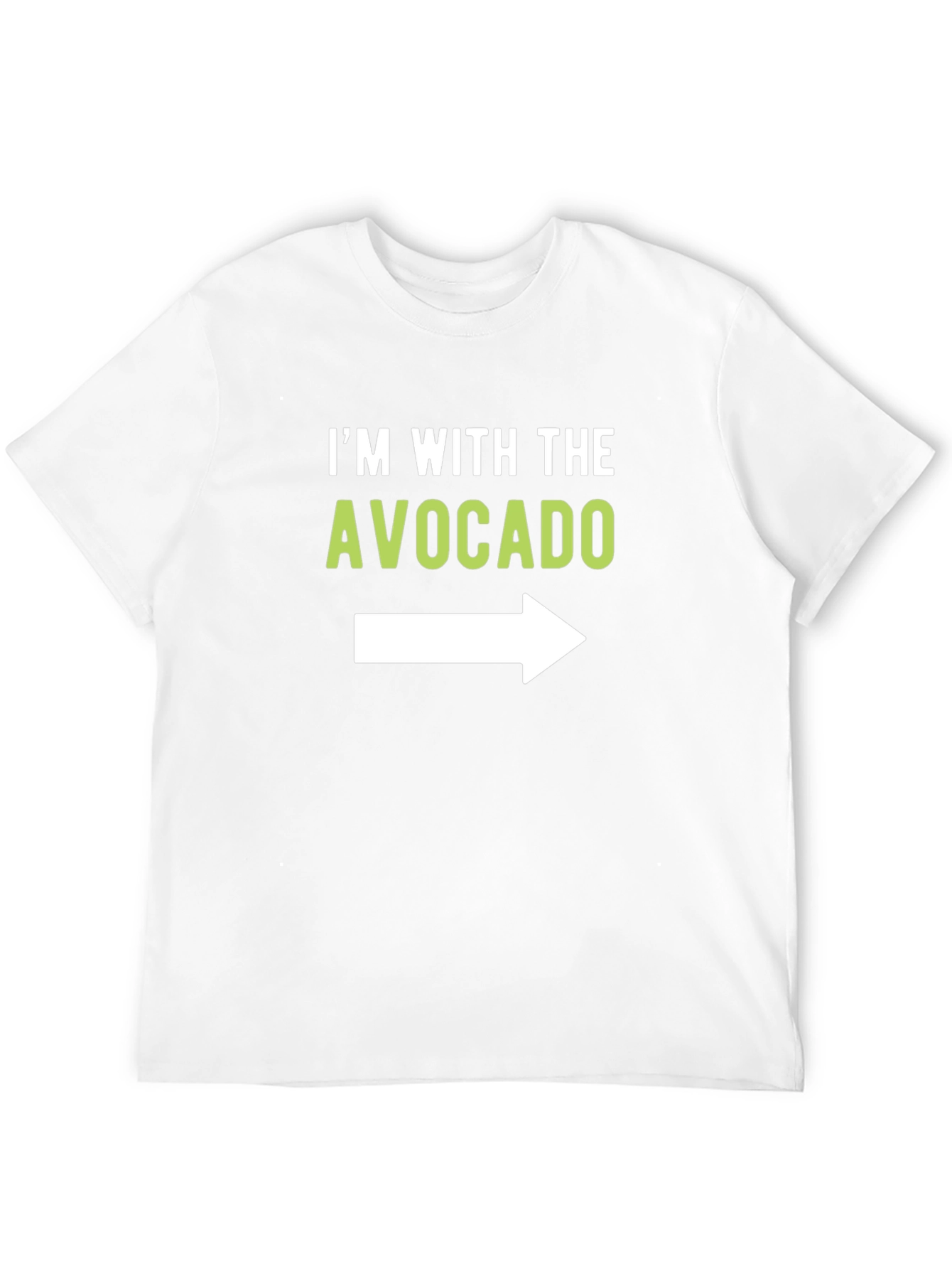 Im With The Avocado T-Shirt - Fun Novelty Tee