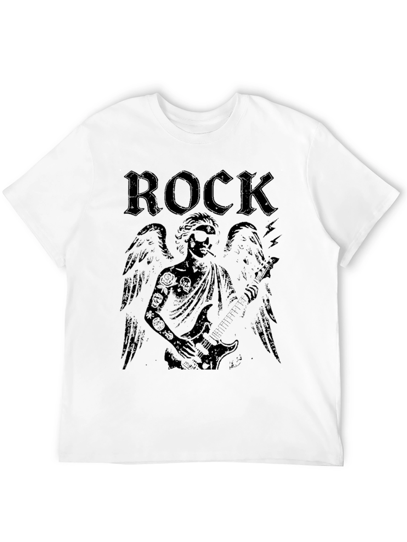 Rock Angel Graphic Print T-Shirt