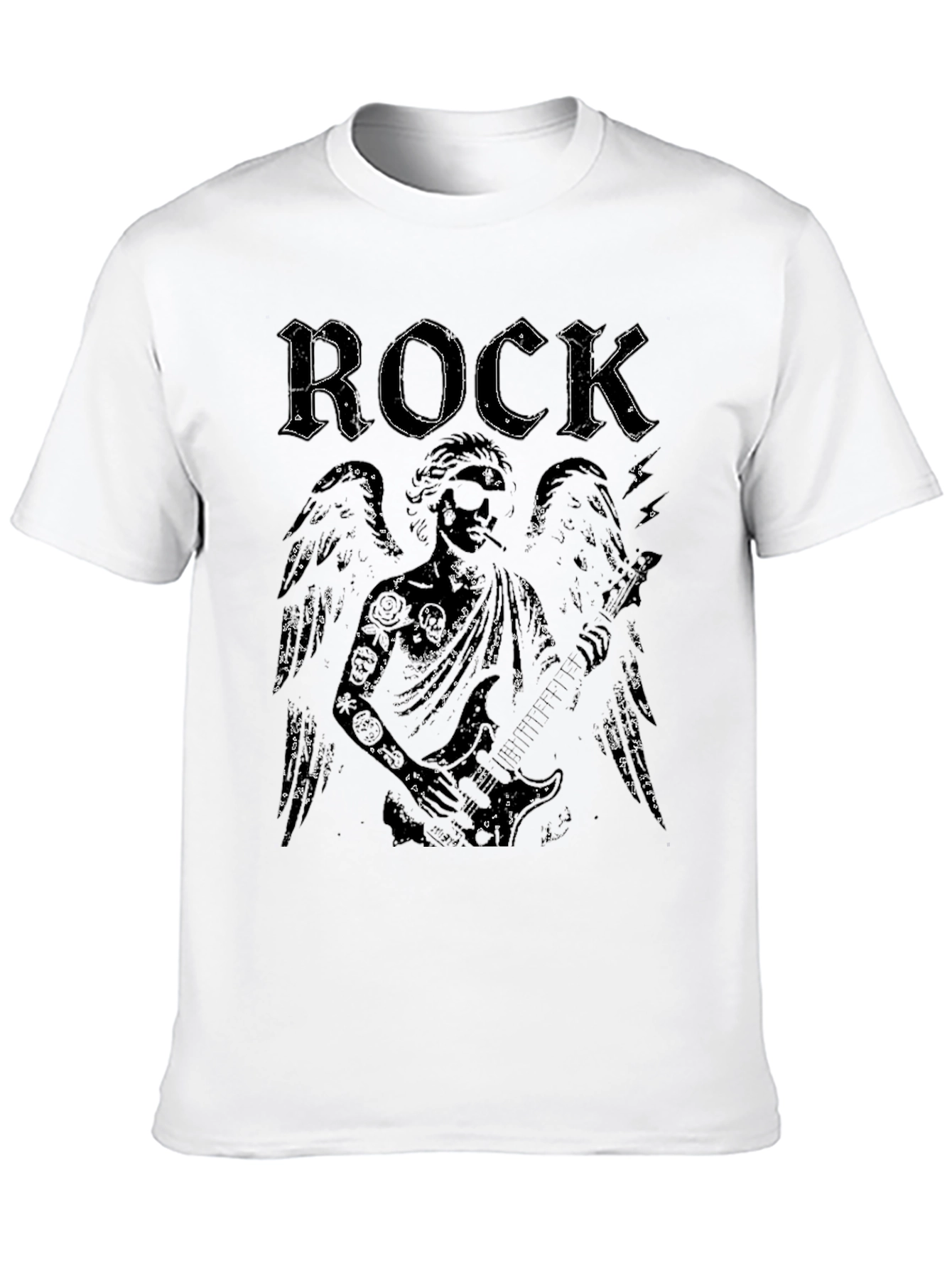 Rock Angel Graphic Print T-Shirt