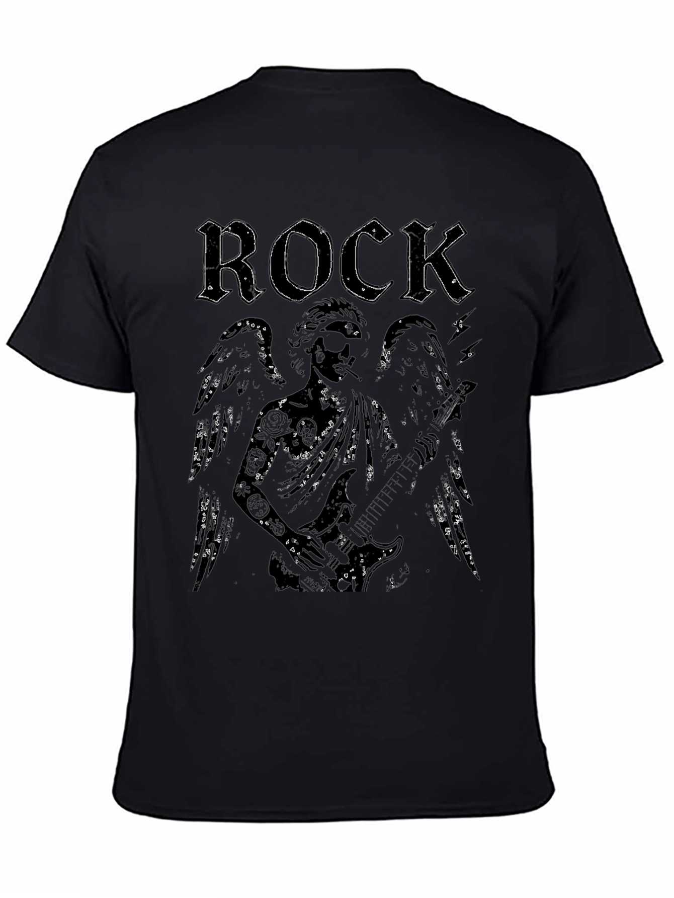 Rock Angel Graphic Print T-Shirt