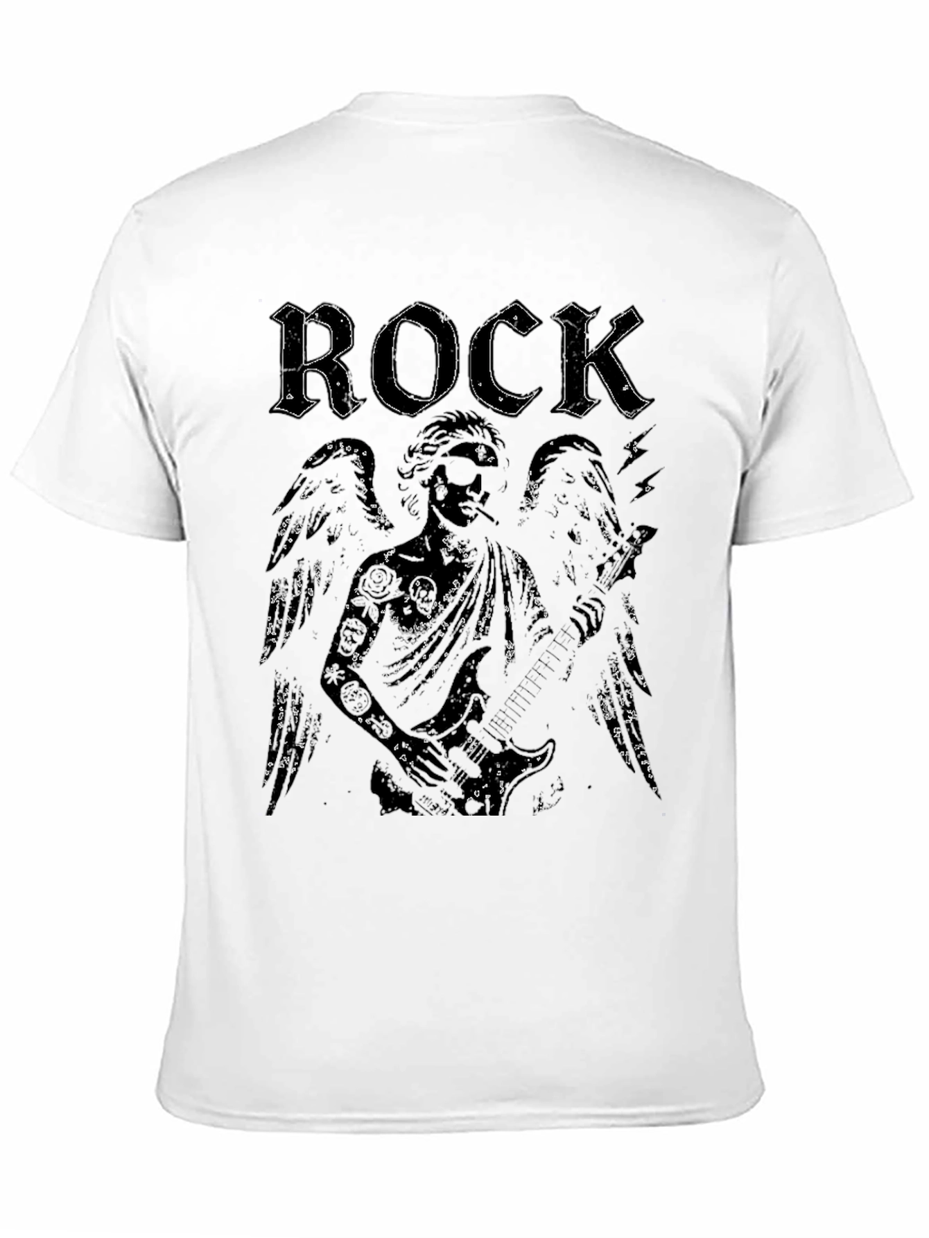 Rock Angel Graphic Print T-Shirt