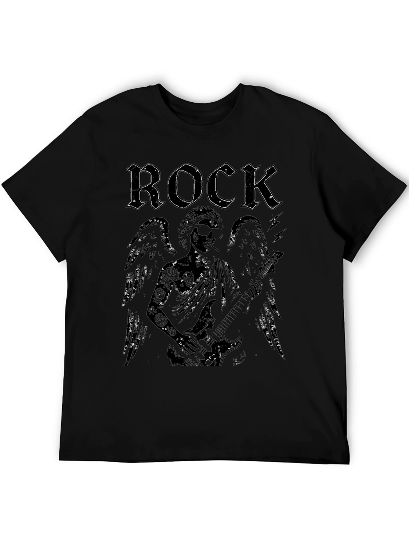 Rock Angel Graphic Print T-Shirt