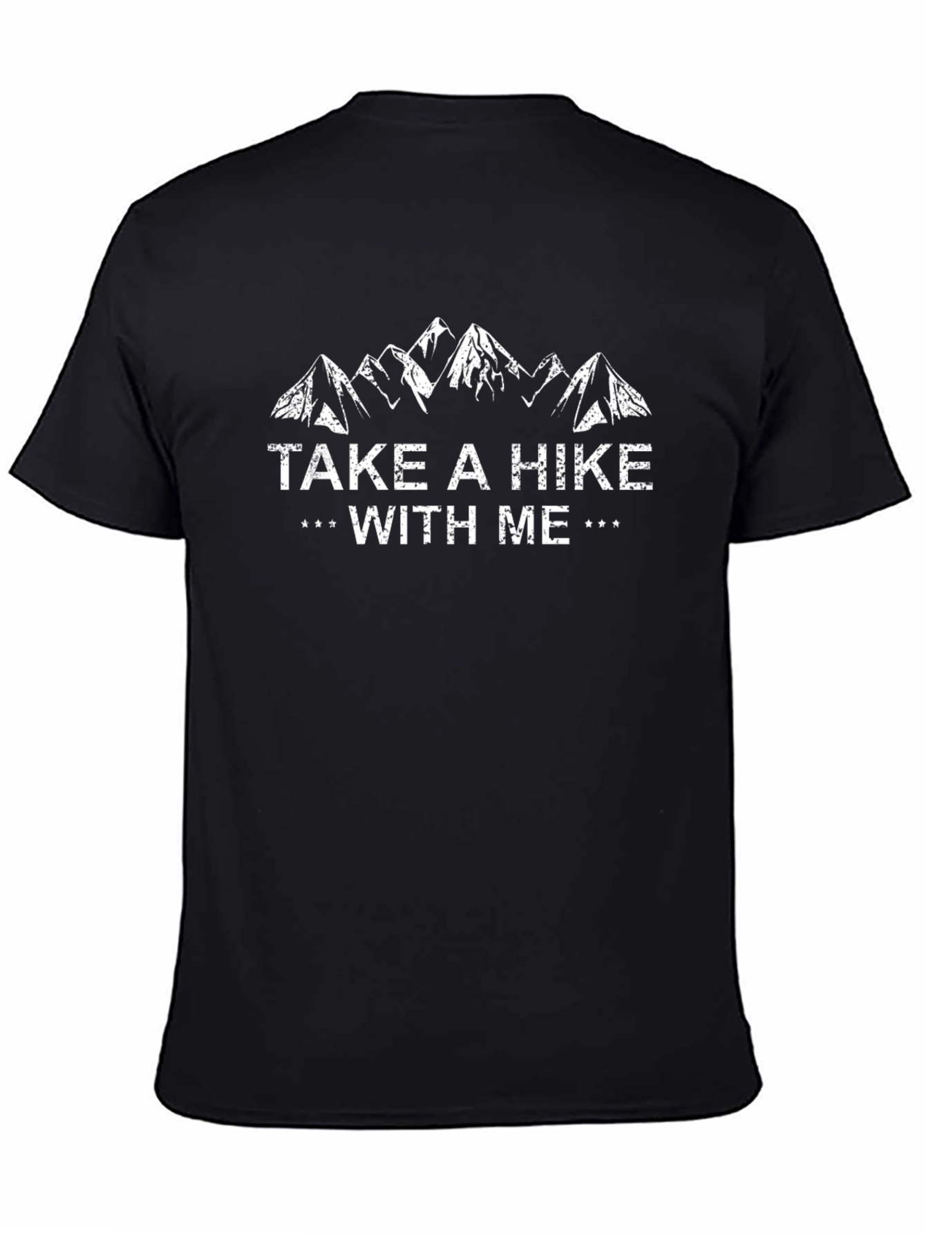 Take A Hike With Me Black Graphic Tee