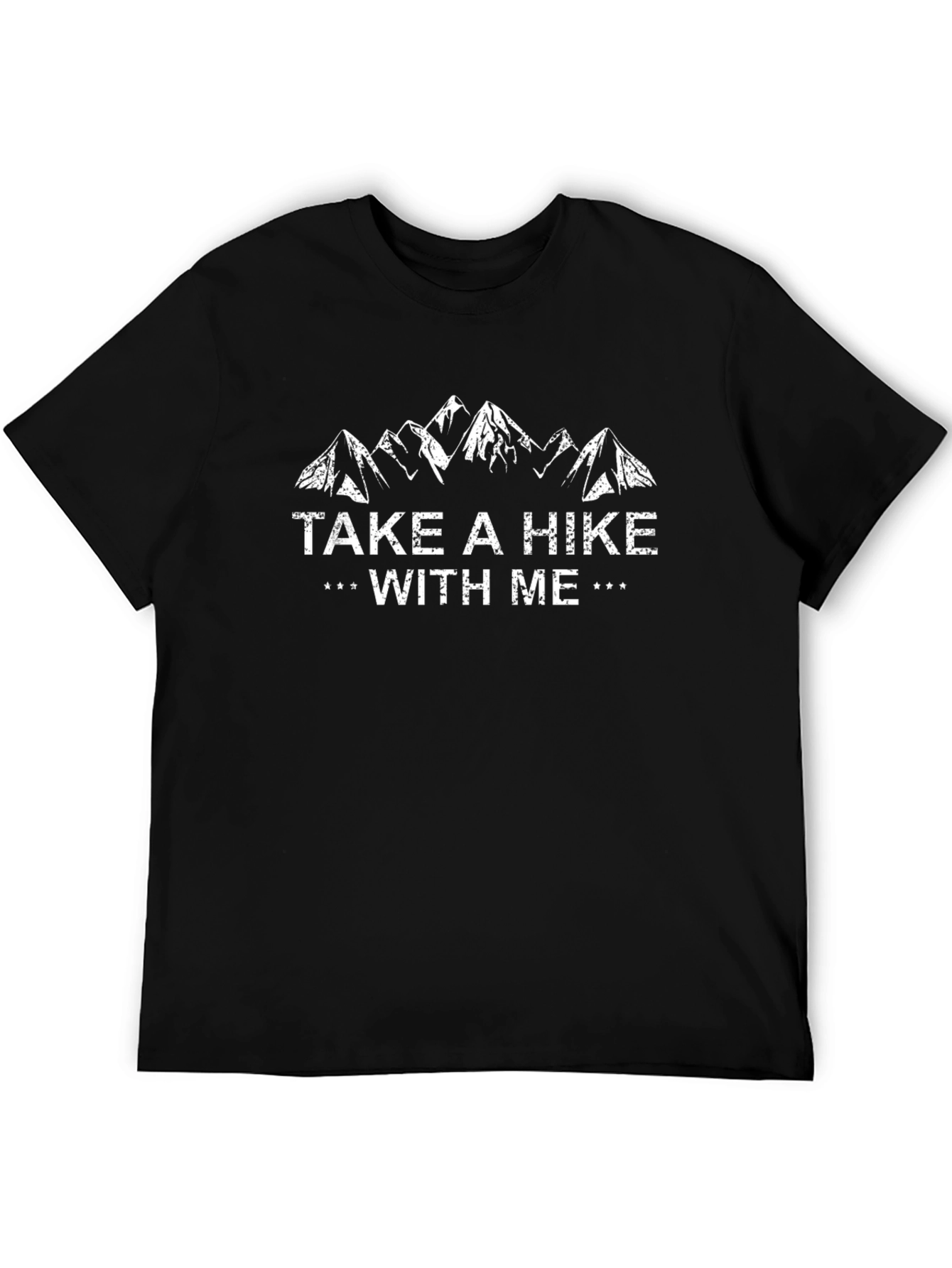 Take A Hike With Me Black Graphic Tee
