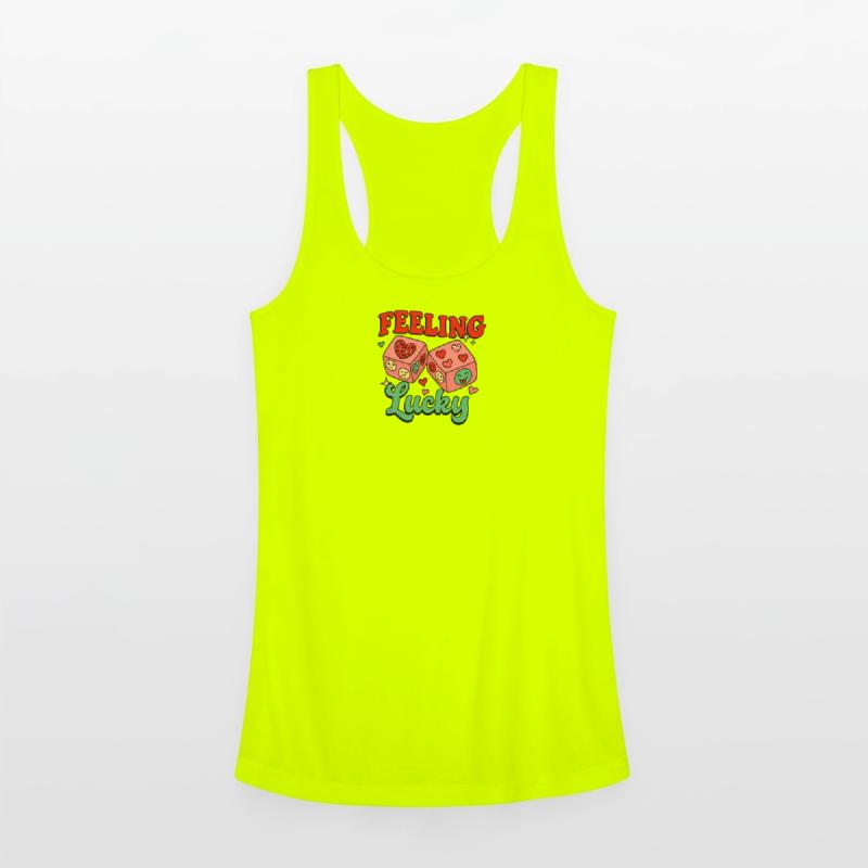 Lucky Feeling Dice Illustration