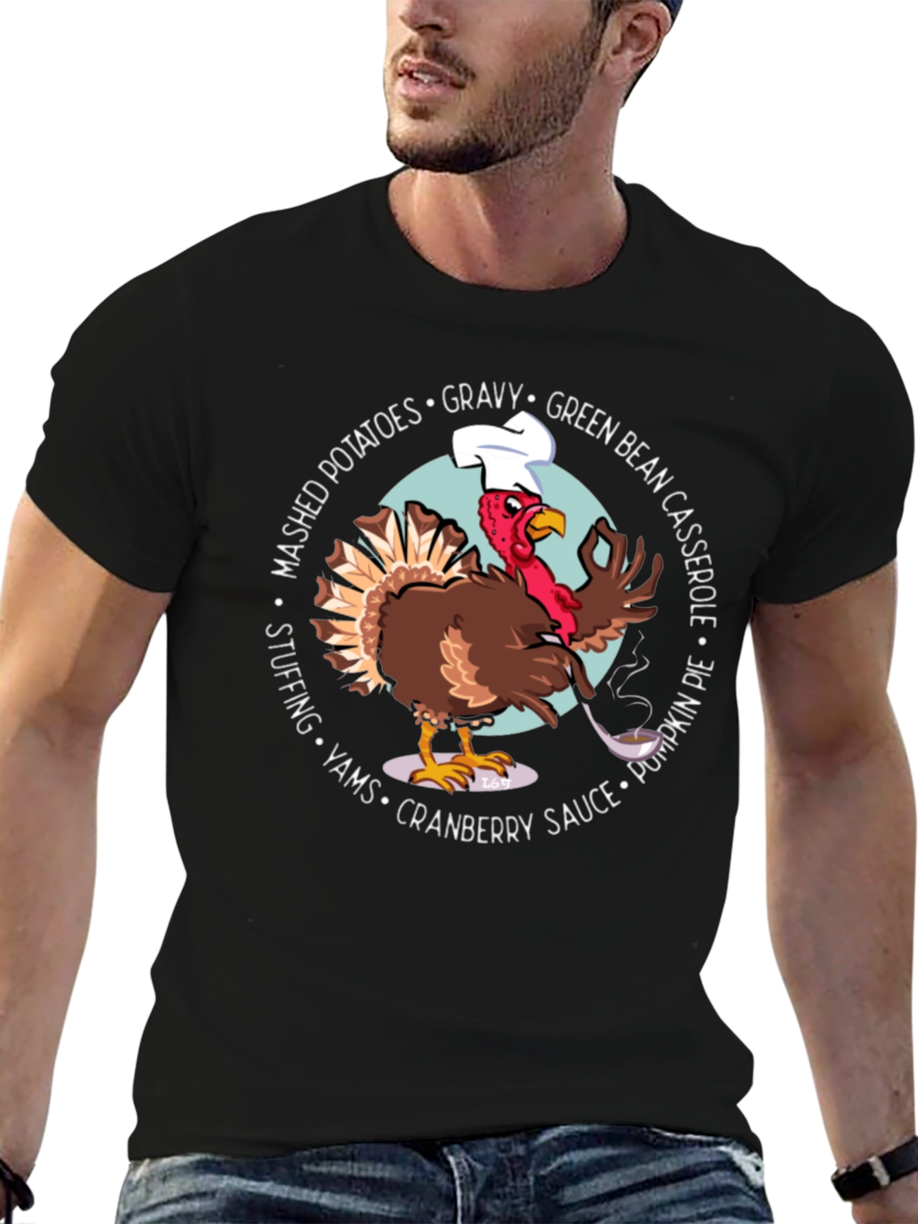 Thanksgiving Turkey Chef T-Shirt