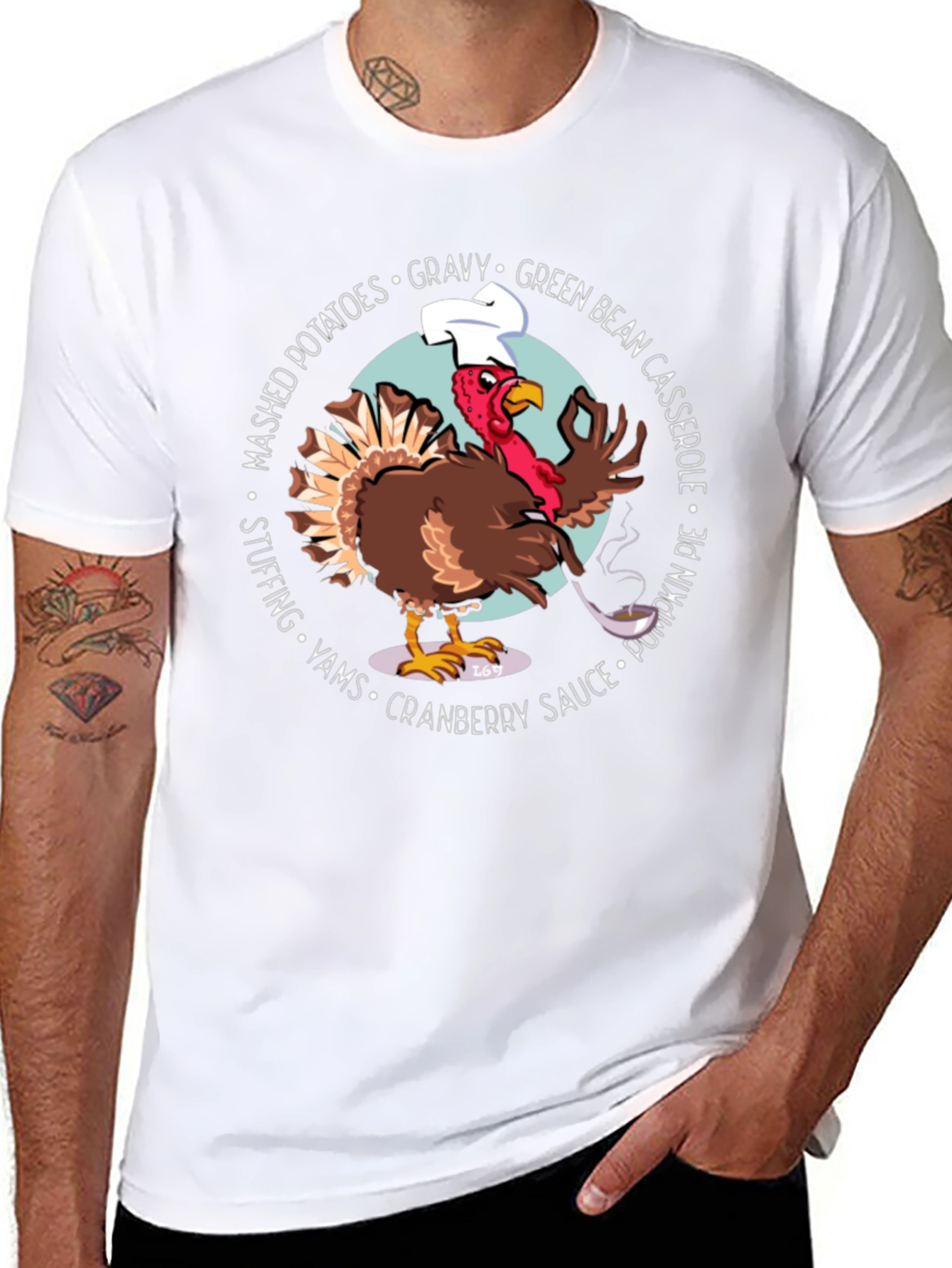 Thanksgiving Turkey Chef T-Shirt