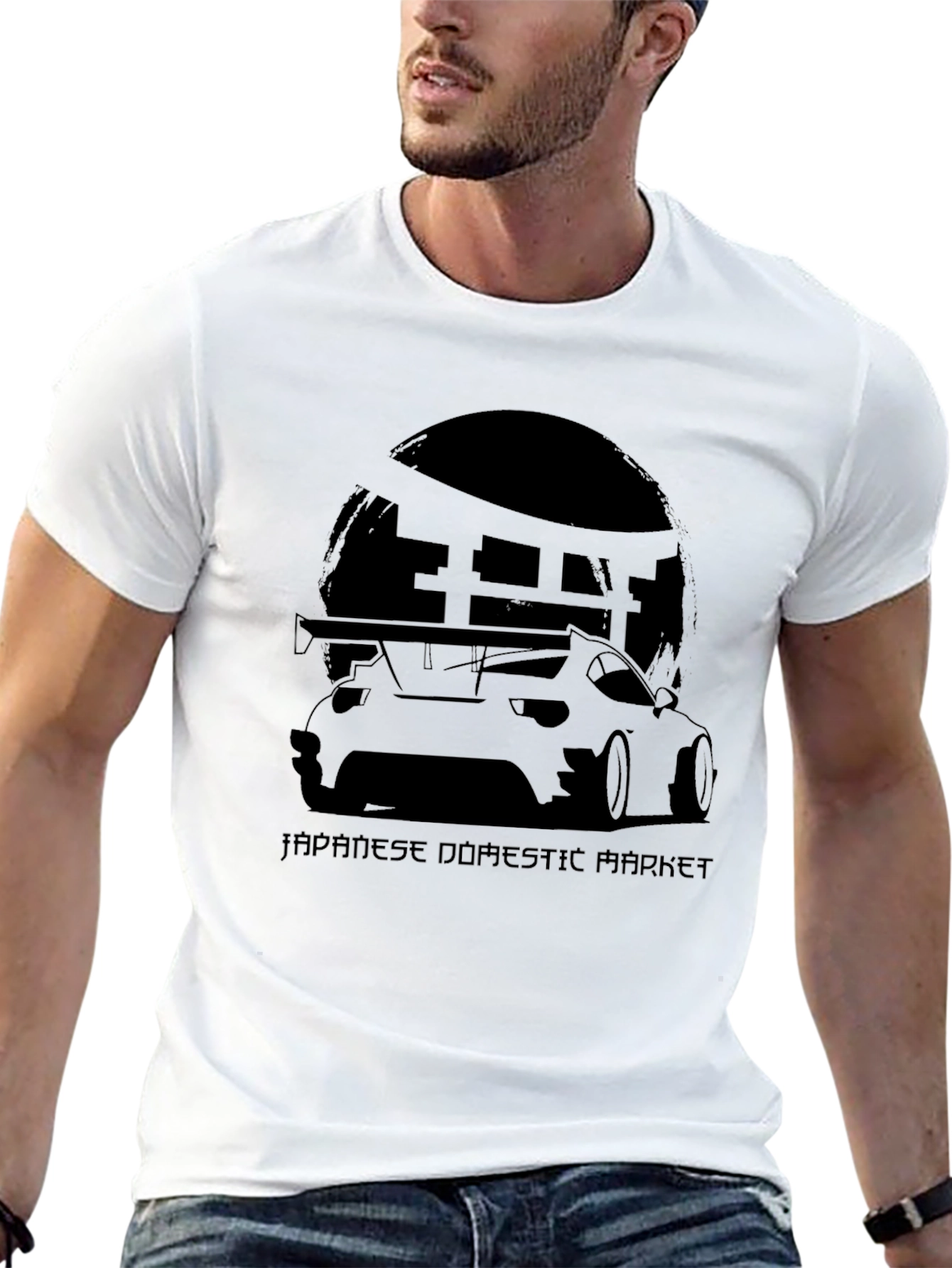 Japanese Domestic Market Car Graphic T-Shirt