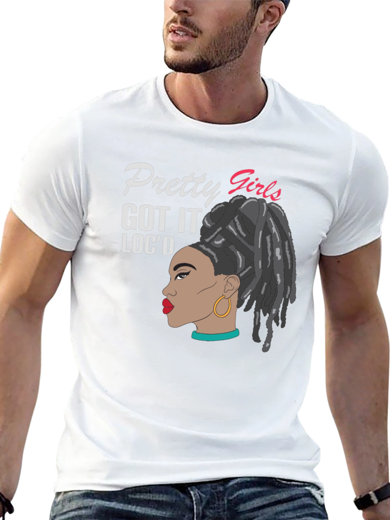 Pretty Girls Locd Black T-Shirt