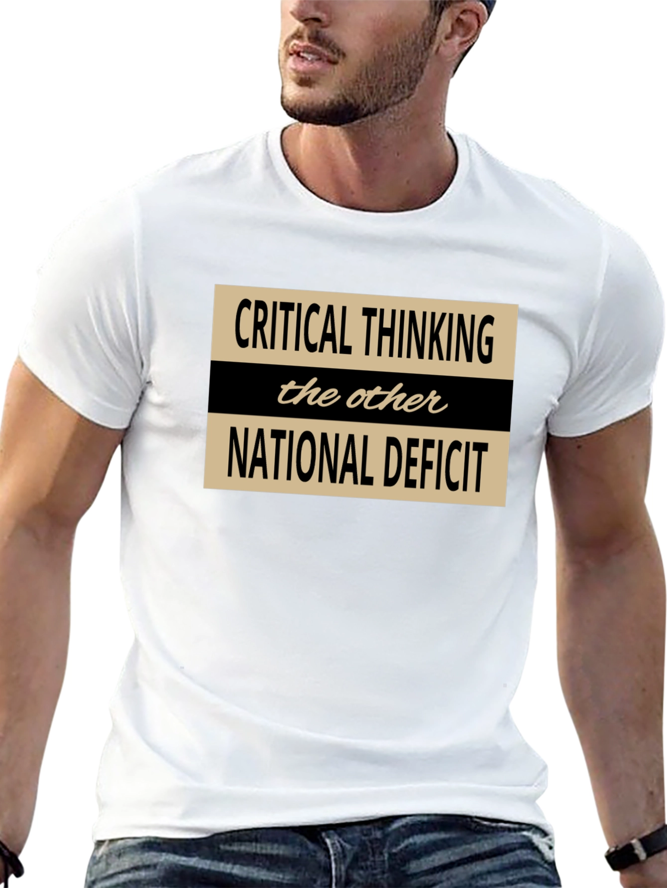 Critical Thinking T-Shirt: National Deficit Awareness Tee