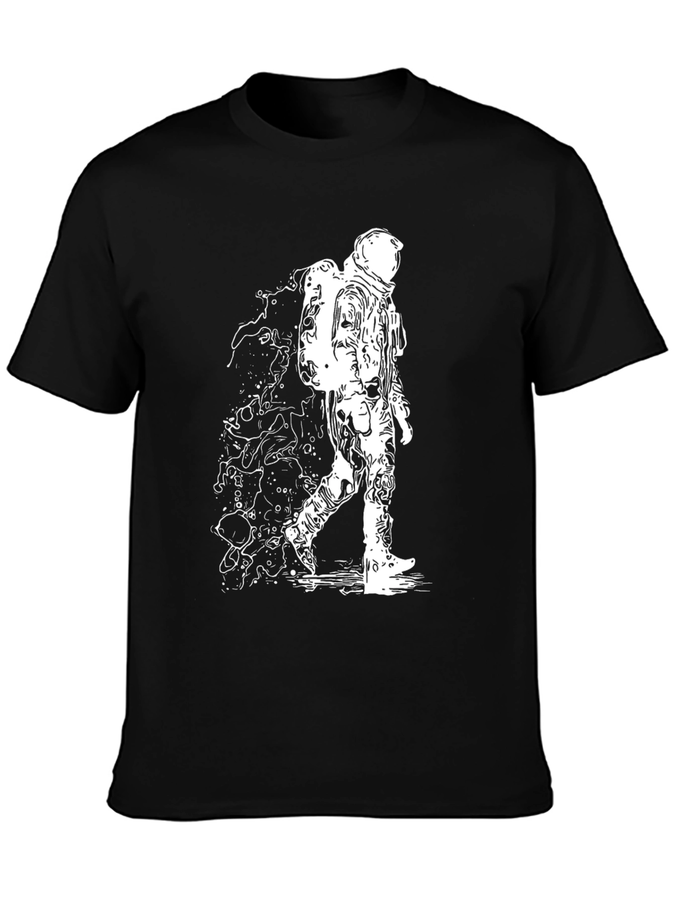 Astronaut Graphic Black T-Shirt