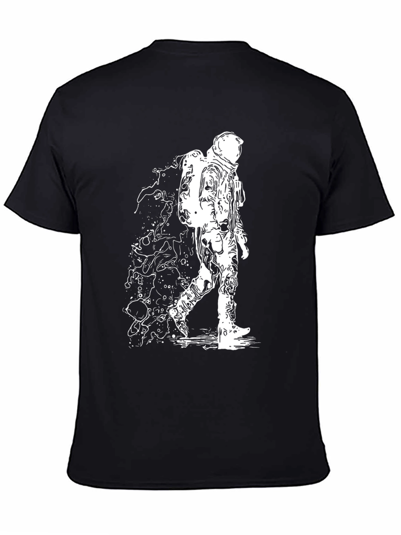 Astronaut Graphic Black T-Shirt