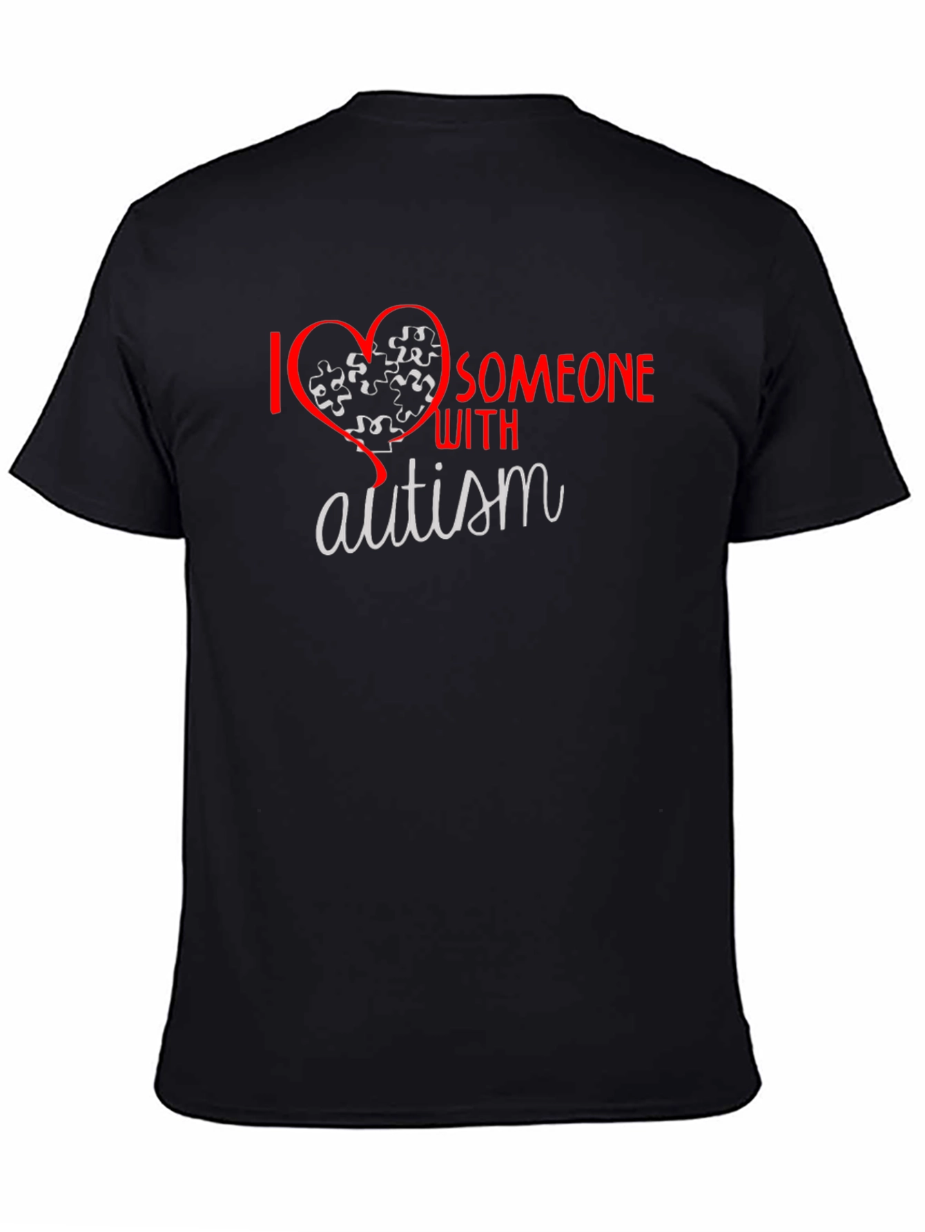 I Love Someone With Autism T-Shirt Awareness Tee