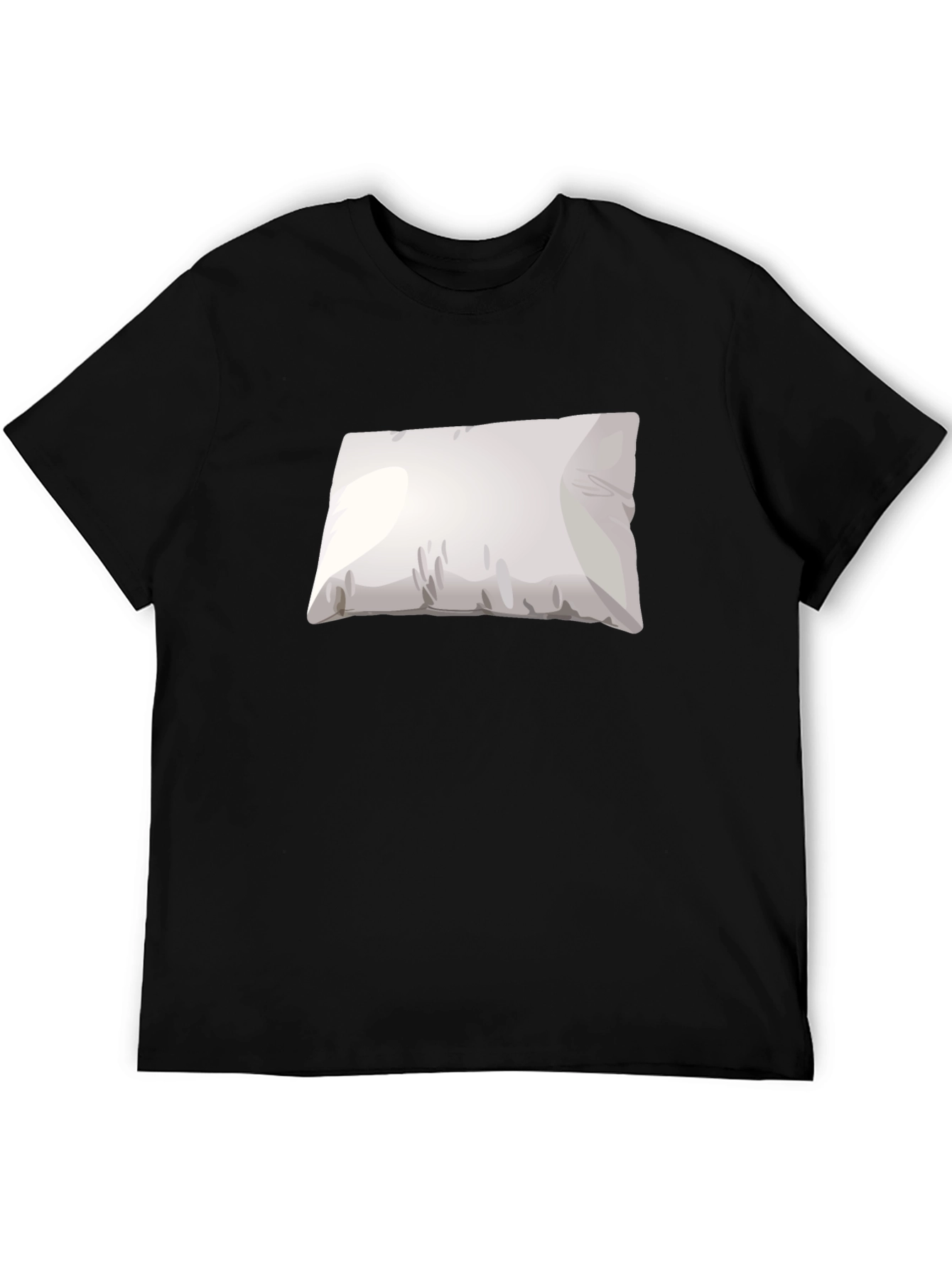 Pillow Graphic Black T-Shirt - Comfortable Sleepwear Tee