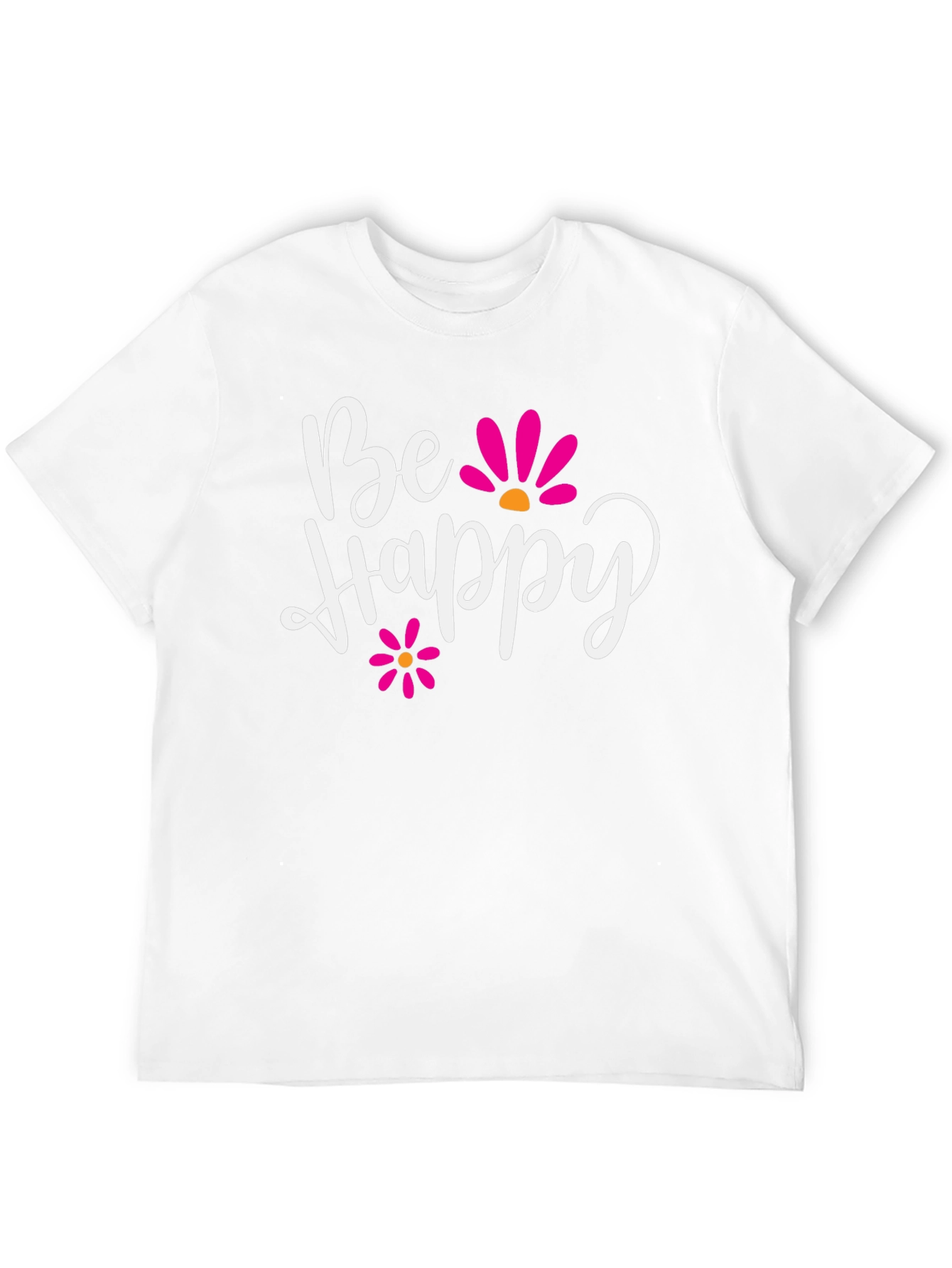 Be Happy Graphic Tee - Positive Vibes